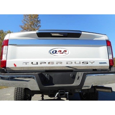 QAA is Compatible with 2017-2020 Ford F-250 & F-350 Super Duty 1 Piece Stainless Tailgate Accent Trim, 2" Width RT57320
