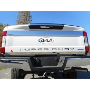 QAA is Compatible with 2017-2020 Ford F-250 & F-350 Super Duty 1 Piece Stainless Tailgate Accent Trim, 2" Width RT57320 - 1 of 4