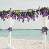 Floral Home 60" Wisteria Garland - 1-Piece - 3 of 3