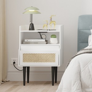 5 Drawer Dresser With Storage, Chest of Drawers With Metal Handles, Modern Minimalist Nightstand, Organizer Cabinet for Living Room, Bedroom, Hallway - 1 of 4