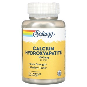 Solaray Calcium Hydroxyapatite, 120 Capsules (250 mg per Capsule) - 1 of 2