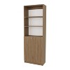 NicBex Modern Bookcase with Open Storage and 2 Doors for Office and Living Rooms Easy Assambly - 4 of 4