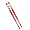 da Vinci COSMOTOP-SPIN Silkpainting Brush, Synthetic, Watercolor, Flat, Size 12, Pack of 2 - 3 of 3