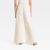 Women's High-Rise Drawstring Wide Leg Relaxed Fit Beach Pants - Universal Thread™ - 2 of 3