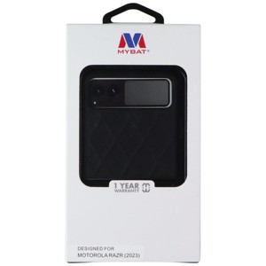 MYBAT Leather Case for Motorola Razr (2023) - Black - 1 of 1