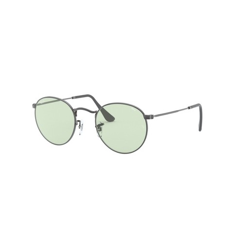 Ray-ban Rb3447 50mm Male Round Sunglasses Evolve Photo Green To Blue Lens :  Target