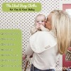 WeeSprout Unisex Organic Towel Cotton Burp Cloths, Four Ultra-Absorbent Layers, Set of 4 - 2 of 4