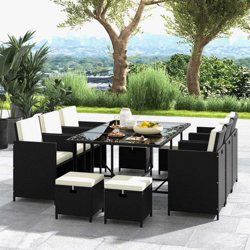 Space saver patio dining set sale