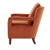 NicBex Velvet Accent Chair,Upholstered Living Room Chairs with Open Arm Design and Solid Wood Legs,Modren Armchair,Club Chairs for Living Room - 2 of 4