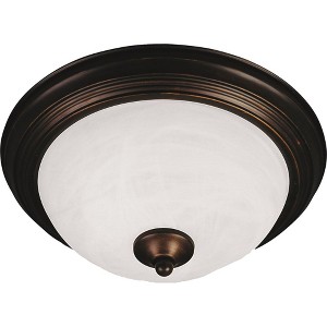Maxim Lighting Essentials - 583x 3 - Light Flush Mount in  Oil Rubbed Bronze - 1 of 2