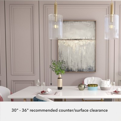 Hunter Fans 25" Gatz Ceiling Light Alturas Gold Finish - Glamorous Pendant for Indoor Spaces, Perfect for Kitchens and Dining Rooms