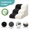 Cozy Kiss PetSafe Curved Dog Stairs – Foam Ramp for Small Pets, Non-Slip Ladder for Bed & Sofa with Waterproof Cover - 4 of 4
