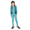 EVERYDAY KIDS Girls Thermal Underwear Set – Long Johns Base Layer for Cold Weather – Microfleece & Moisture-Wicking, Green - 3 of 4