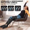 SHINE WELL Leg Massager with Heat and Compression, Foot and Calves Massager, 3 Heat 3 Modes 3 Intensities for Pain Relief& Swelling&Circulation - 3 of 4