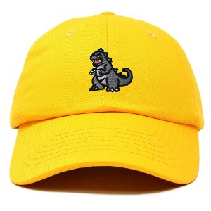 Dalix Giant Lizard Zilla Embroidered Cotton Dad Hat Baseball Cap Adjustable Glow in the Dark Mens - 1 of 4