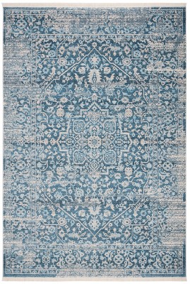 Vintage Persian Vtp484 Power Loomed Area Rug - Blue/ivory - 5'x7'6 ...