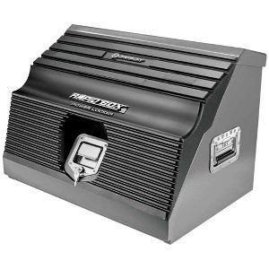Powerbuilt 26 Inch Rapid Box Portable Slant Front Power Tool Grey Locker Box - 1 of 2