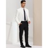 Lars Amadeus Men's Solid Slim Fit One Button Lightweight Sports Coats - 4 of 4