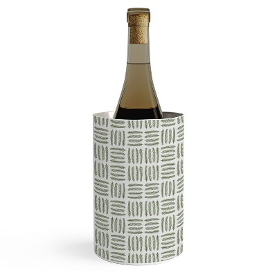 Iveta Abolina Pine Needle Checker II Wine Chiller - Deny Designs