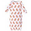 Hudson Baby Boy Cotton Gowns, Wild One, Preemie/Newborn - 4 of 4