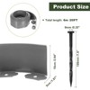 Unique Bargains Flexible Durable Maintenance-Free DIY Landscape Edging 1 Pc - 2 of 4