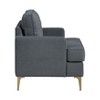 NicBex Modern Accent Chair, Armchair with Gold Metal Legs Upholstery Sofa Chair for Living Room, Bedroom, Office - 4 of 4