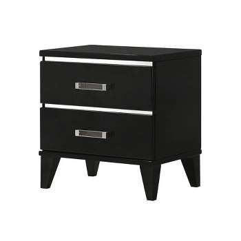 Chelsie Nightstand Black Finish - Acme Furniture