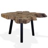 vidaXL Coffee Table Natural Teak Genuine Teak 31.5 x 27.6 x 15.0 in - 2 of 4