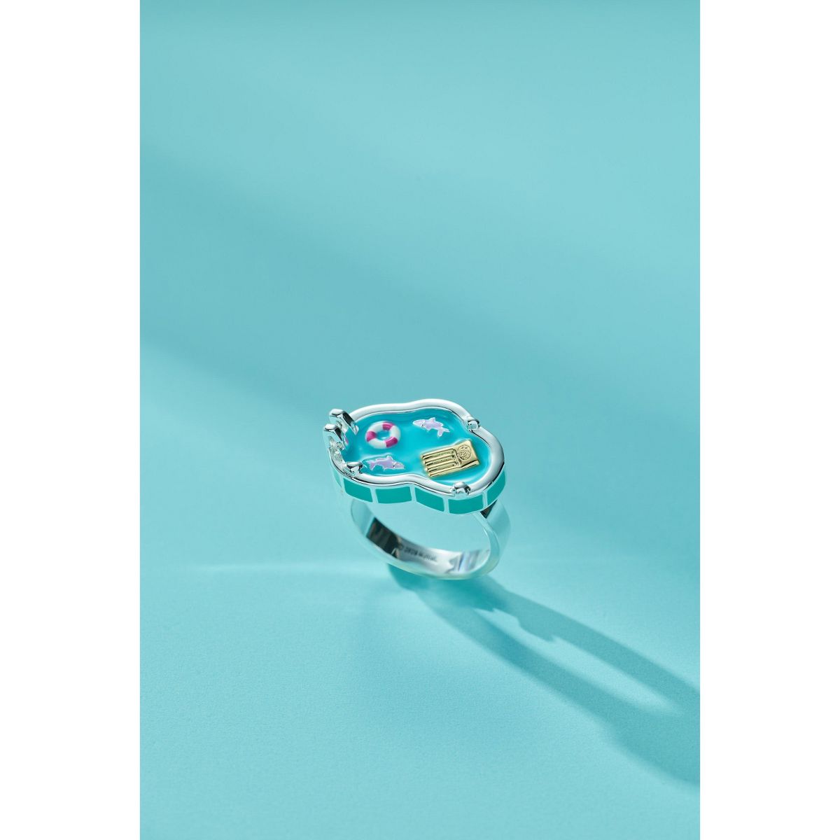 Alex and Ani Polly Pocket™ Limited Edition Pool Party Ring - thumbnail 7