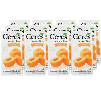 Ceres 100% Peach Juice - Case of 12/33.8 oz