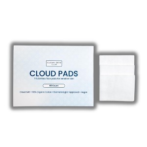 Clean Skin Club Cloud Pads  For Sensitive Skin | Clinically tested and hypoallergenic - 60 Count (CLOUD PADS) - 1 of 4