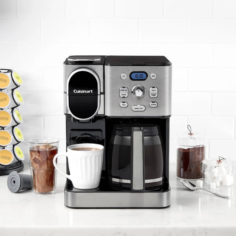 Cuisinart Coffee Center 2-IN-1 Coffee Maker and Single-Serve Brewer - Stainless Steel - SS-16, 5 of 14
