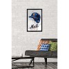 Trends International MLB New York Mets - Drip Helmet 22 Framed Wall Poster Prints - 2 of 4