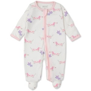 Girl Kids' Zip Footie - kissy kissy - 1 of 2