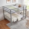 Kumasinova Bunk Bed with Thick Posts,Wood Bunk Bed with Ladder,High Guardrail for Kids Teens Bedroom,No Box Spring Needed - 2 of 4