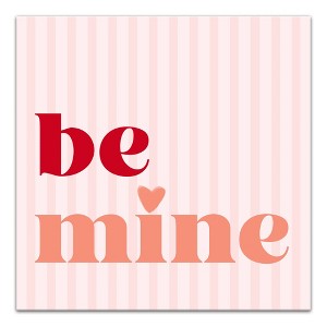 Creative Products Be Mine Stripes 16 x 16 Canvas Wall Art - 1 of 4