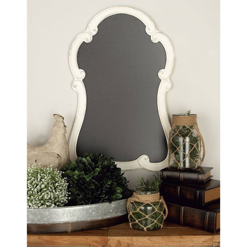 Wood Sign Arched Wall Decor with Chalkboard White - Olivia &#38; May, 1 of 8