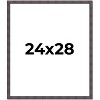 PosterPalooza | Slim Profile Brown Picture Frame - UV Acrylic, Foam Board Backing, Hanging Hardware - 2 of 4
