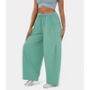 Women Comfy Baggy Pants Drawstring Waist Wide Leg Sweatpants with Pockets - 3 of 4