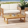 Christopher Knight Home Nova Outdoor Acacia Wood Coffee Table, Teak - image 2 of 4