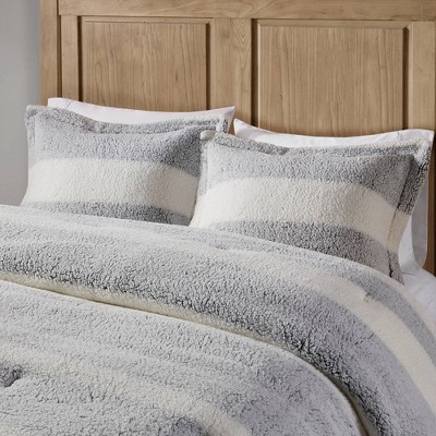 King Gray Down Alternative Microfiber Comforter Set