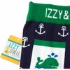 Pavilion Gift Company - Blue and Green Whale - 12-24 Months Baby Shorts - Shorts - 4 of 4
