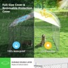 XBRIGH Outdoor Dog Kennel with Waterproof Cover,UV-Resistant Roof and Secure Locking Mechanism for Large Dogs,Durable Metal Enclosure - 4 of 4