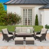 UPTIOT 6-Piece Outdoor Patio Conversation Set - 2 of 4