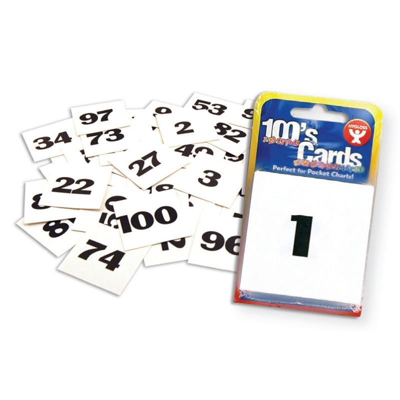 Hygloss Pocket Chart Number Cards, 1 of 4