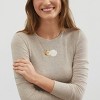 Silpada 'Palette' Sterling Silver with 14K Yellow Gold Plating Necklace, 18” + 2” - 4 of 4