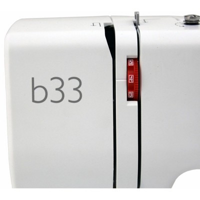 Mechanical, Heavy- Duty, Portable, 15 Built-In Stitches, 5mm Stitch Width, Front-Loading Bobbin, Semi-Automatic Threader, Cutter,10 Bobbins