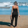 Women's Tube & Tie Tapered Jumpsuit - Cupshe - 3 of 4