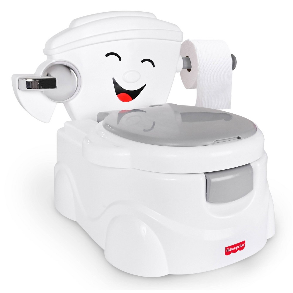 Photos - Potty / Training Seat Fisher Price Fisher-Price Cheer For Me Potty - Gray/White 