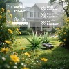 2 Pack 33.5in Outdoor Artificial Agave Plants with Ground Stakes – 21 Leaves Faux Yucca Landscaping Decor for Garden Patio Yard - 3 of 4